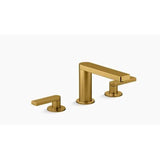 Kohler - Composed Widespread bathroom sink faucet with Lever handles, 1.2 gpm - Vibrant Brushed Moderne Brass