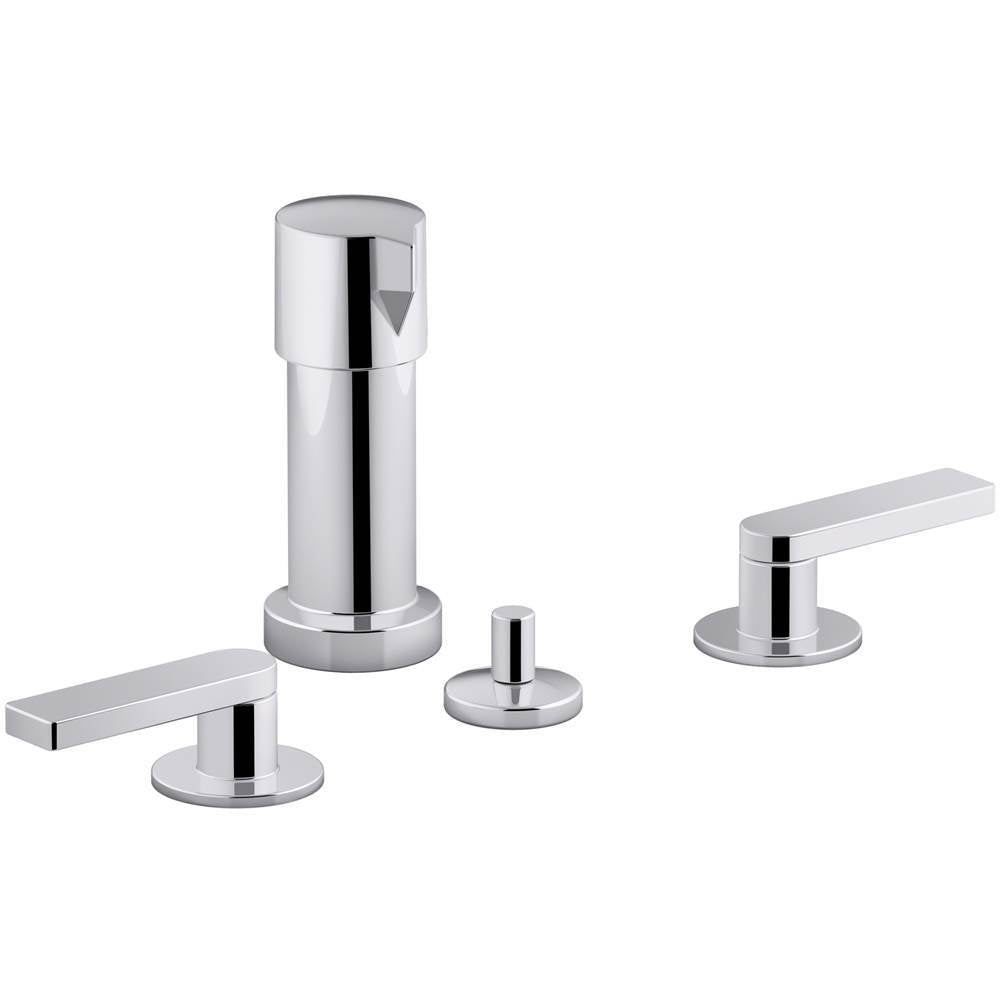 Kohler - Composed Widespread bidet faucet with lever handles - Polished Chrome