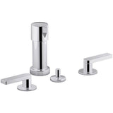 Kohler - Composed Widespread bidet faucet with lever handles - Polished Chrome
