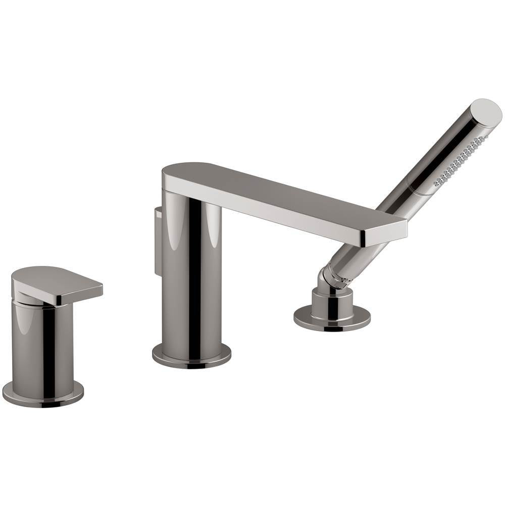 Kohler - Composed Deck-mount bath faucet with handshower - Vibrant Titanium
