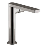Kohler - Composed Tall single-handle bathroom sink faucet with Cylindrical handle, 1.2 gpm - Vibrant Titanium
