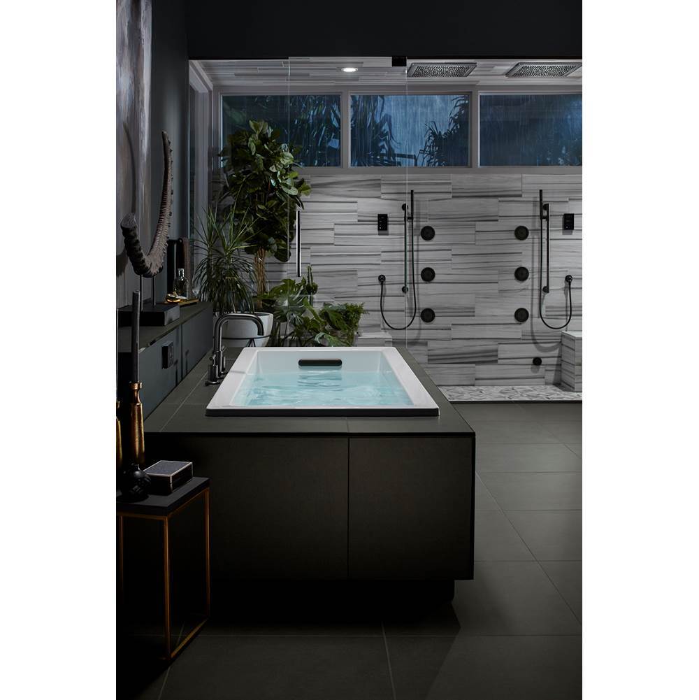 Purist Deck-mount bath faucet trim with Lever handles