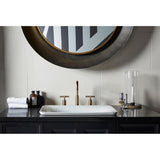 SartorialE Herringbone Carillon 21'' rectangular drop-in bathroom sink, no overflow