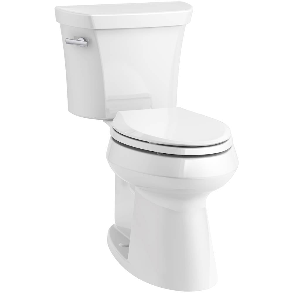 Kohler - Highline Two-piece elongated toilet with concealed trapway, 1.28 gpf - White