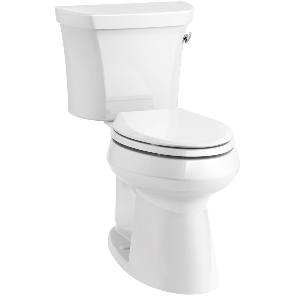 Kohler - Highline Two-piece elongated toilet with concealed trapway, 1.28 gpf - White