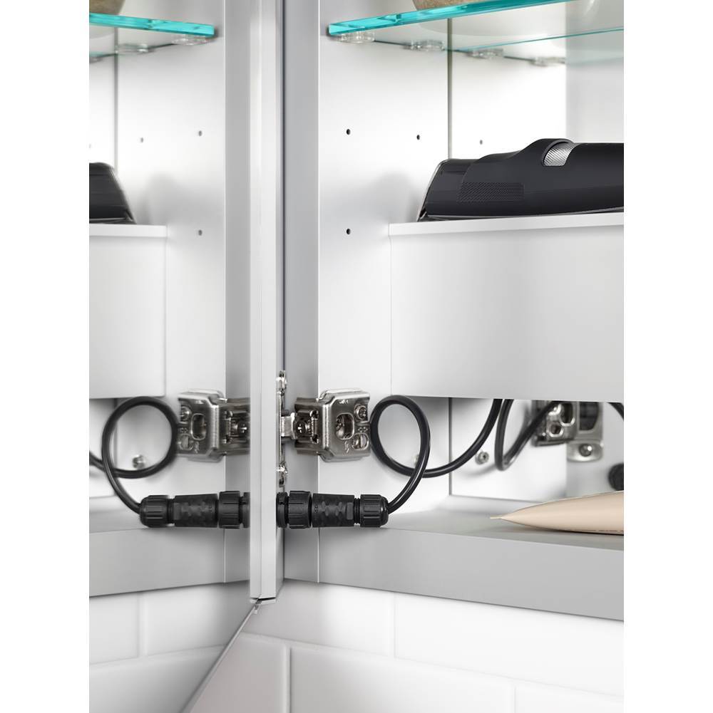 Verdera 40'' x 30'' lighted medicine cabinet