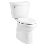 Kohler - Cimarron Two-piece elongated toilet with skirted trapway, 1.28 gpf - White
