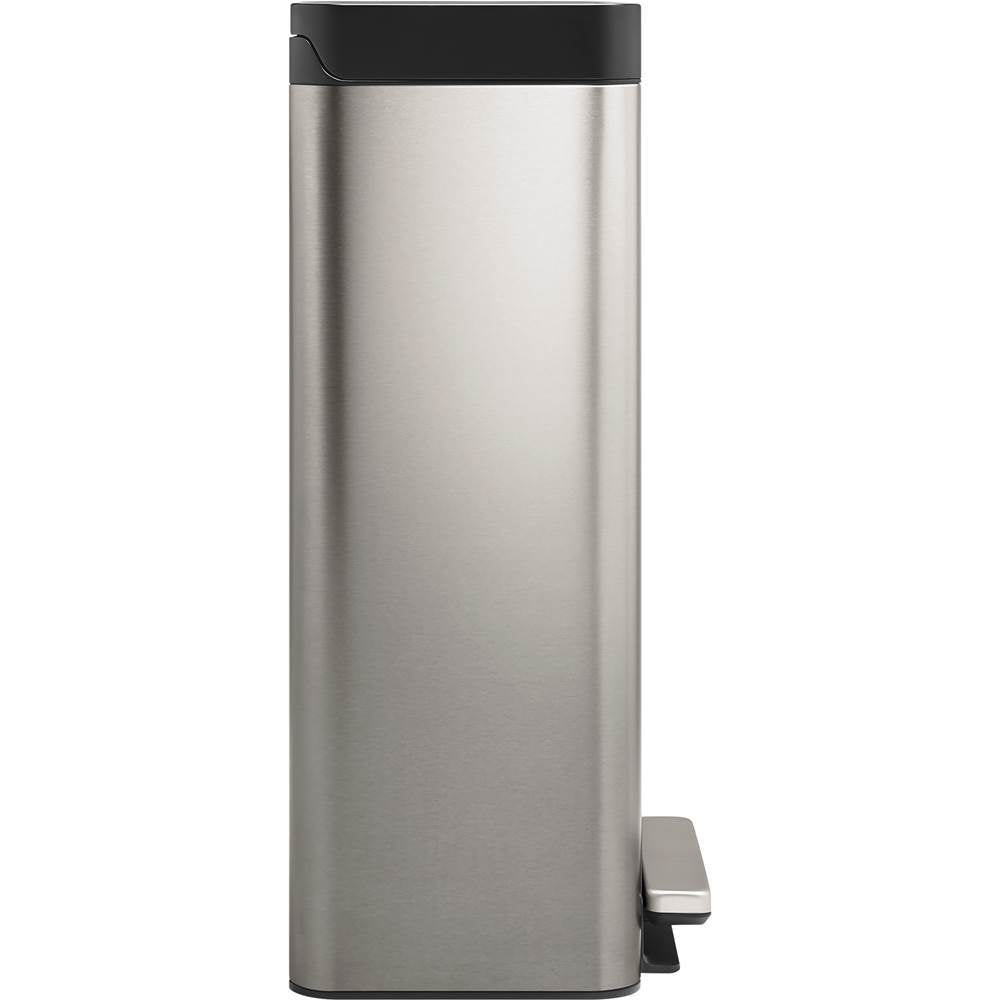 8-gallon loft stainless steel step trash can