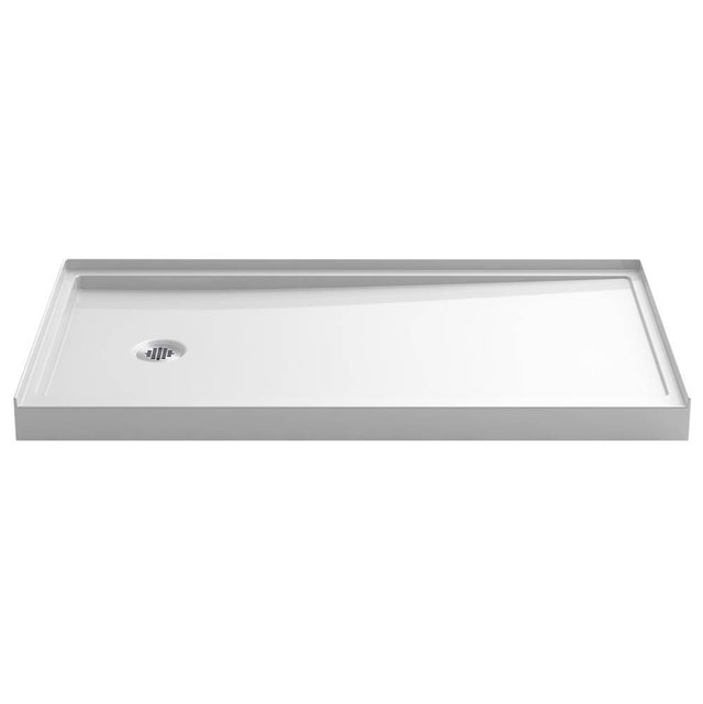 Kohler - Rely 60'' x 32'' alcove shower base, left drain - White