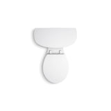 KingstonE Two-piece round-front toilet, 1.28 gpf