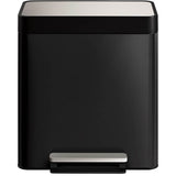 8-gallon stainless steel step trash can
