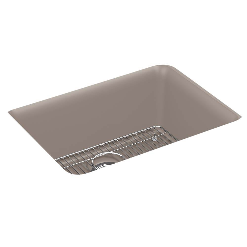 Kohler - Cairn 24-1/2'' undermount single-bowl kitchen sink - Matte Taupe