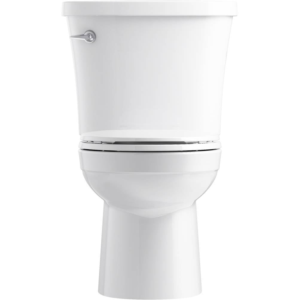 KingstonE Two-piece round-front toilet, 1.28 gpf