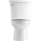 KingstonE Two-piece round-front toilet, 1.28 gpf
