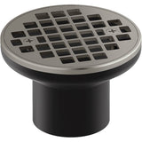 Kohler - Clearflo Round brass tile-in shower drain (drain body not included) - Vibrant Brushed Nickel