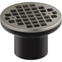 Kohler - Clearflo Round brass tile-in shower drain (drain body not included) - Vibrant Brushed Nickel