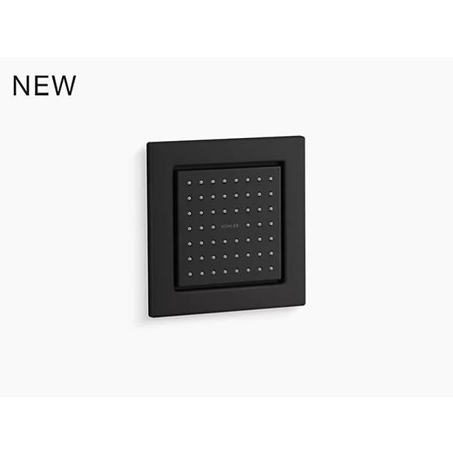 Kohler - WaterTile Square 54-nozzle single-function body spray, 2.5 gpm - Matte Black