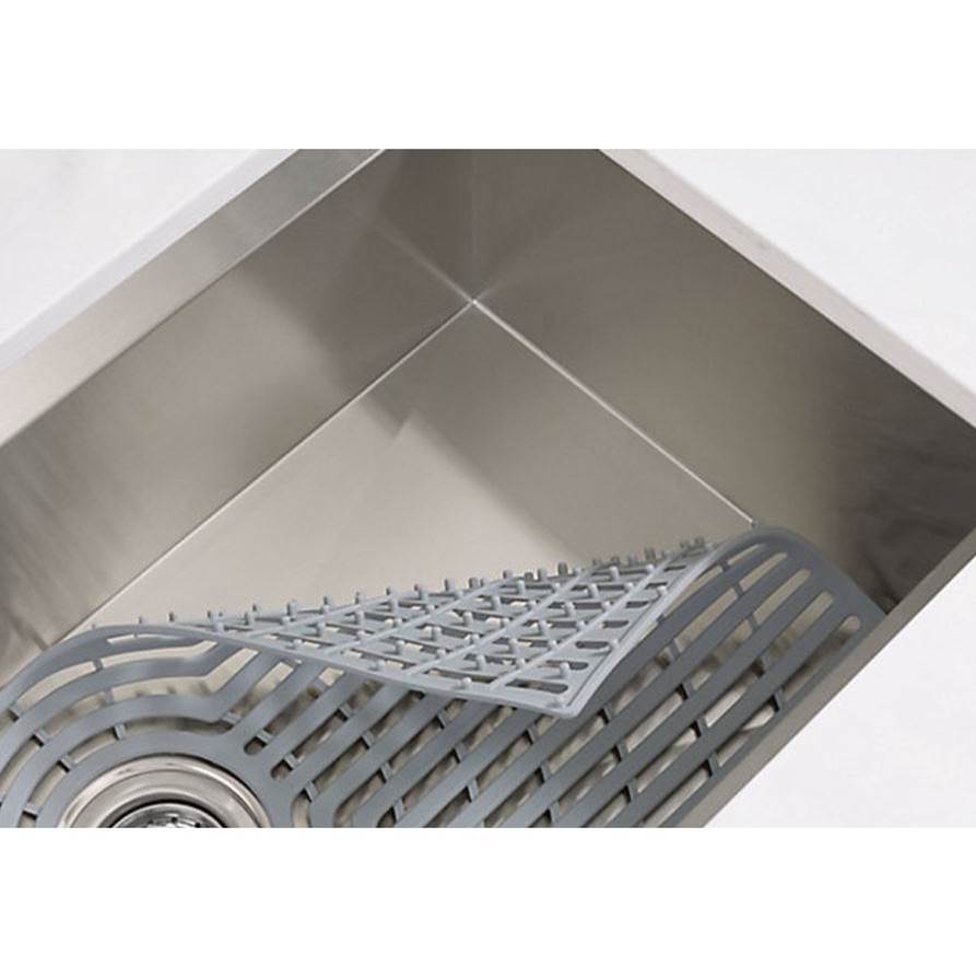 TaskE 27'' top-/undermount single-bowl workstation kitchen sink