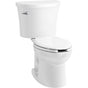 Kohler - KingstonE Two-piece elongated toilet, 1.28 gpf - White
