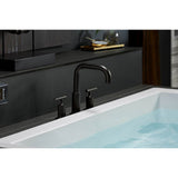 Purist Deck-mount bath faucet trim with Lever handles