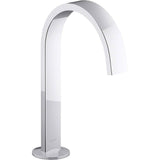 Kohler - Components Bathroom sink faucet spout with Ribbon design, 1.2 gpm - Polished Chrome