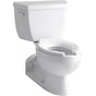 Kohler - BarringtonE Two-piece elongated toilet, 1.0 gpf - White