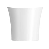 VeilE 16'' round vessel bathroom sink or pedestal sink basin, no overflow