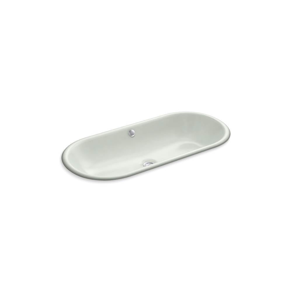 Kohler - Iron Plains 33'' oval drop-in/undermount bathroom sink - Sea Salt