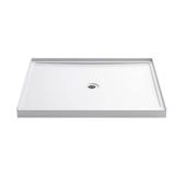 Kohler - Rely 48'' x 42'' alcove shower base, center drain - White