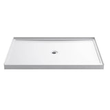 Kohler - Rely 60'' x 42'' alcove shower base, center drain - White