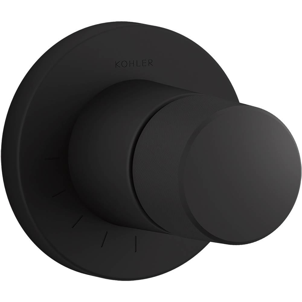 Kohler - Components MasterShower volume control valve trim with Oyl handle - Matte Black