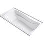 Kohler - Mariposa 72'' x 36'' alcove Heated BubbleMassageE air bath with Bask heated surface, right drain - White