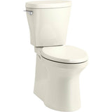 Kohler - Betello ContinuousClean XT two-piece elongated toilet with skirted trapway, 1.28 gpf - Biscuit