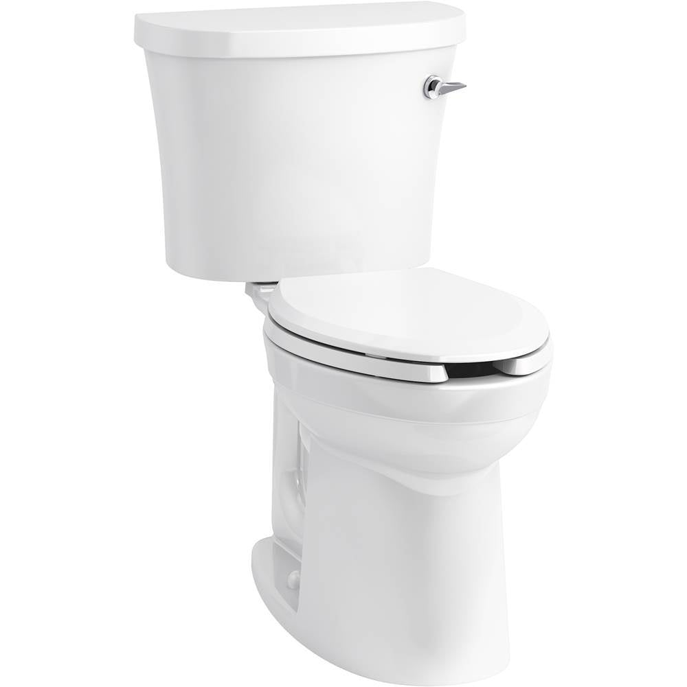 Kohler - KingstonE Two-piece elongated toilet, 1.28 gpf - White
