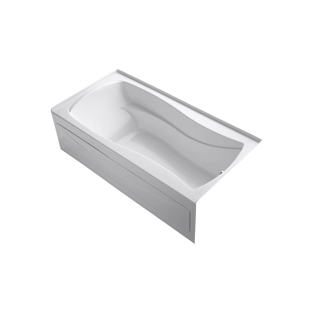 Kohler - Mariposa 72'' x 36'' alcove Heated BubbleMassageE air bath, right drain - White