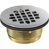 Kohler - Round brass shower receptor drain - Polished Stainless