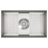 Prolific 29'' undermount single-bowl workstation kitchen sink