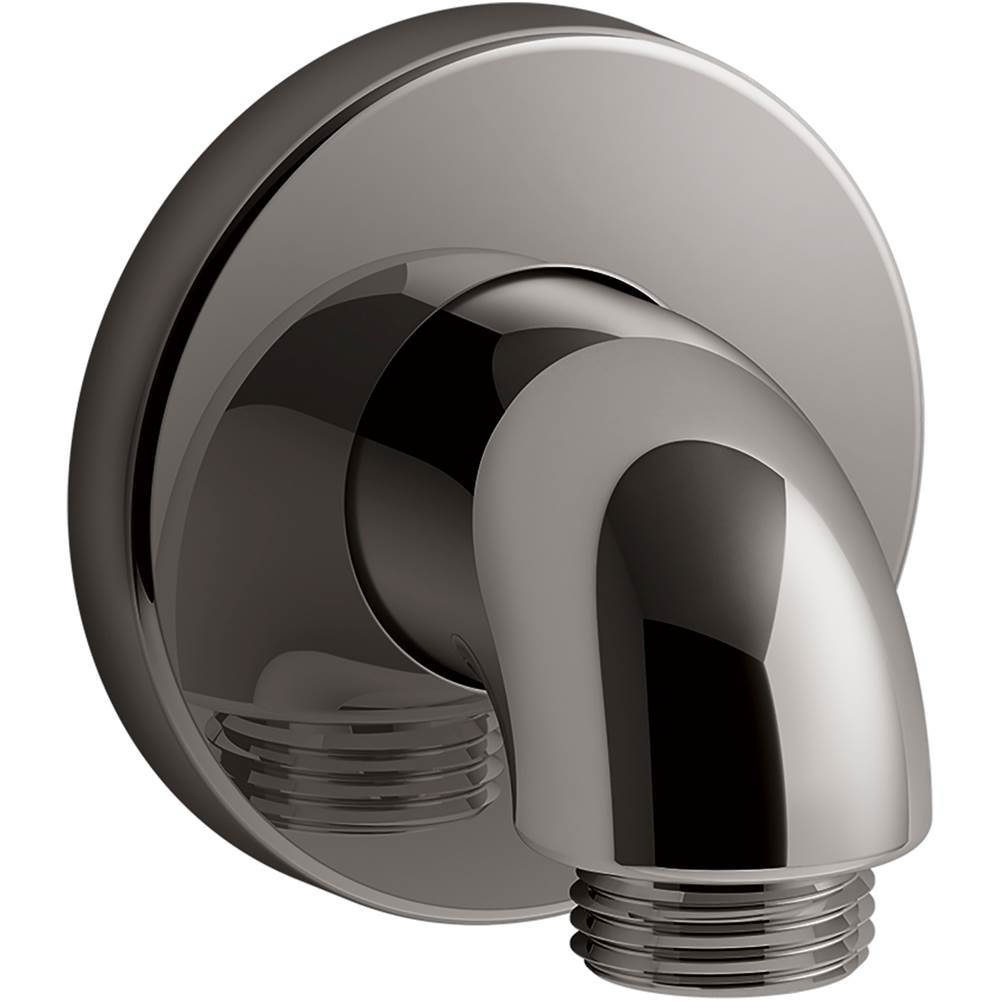 Kohler - Purist Stillness Wall-mount supply elbow with check valve - Vibrant Titanium