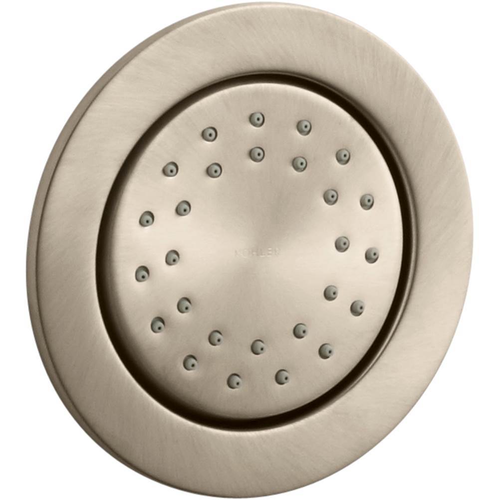 Kohler - WaterTile Round 27-nozzle single-function body spray, 2.0 gpm - Vibrant Brushed Bronze