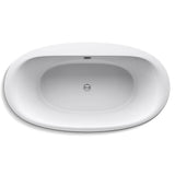 Sunstruck 60'' x 34'' freestanding bath with fluted shroud