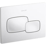 Kohler - Cue Flush actuator plate for 2''x 4'' in-wall tank and carrier system - White