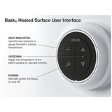 Mariposa 72'' x 36'' alcove Heated BubbleMassageE air bath with Bask heated surface, left drain