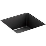 Kohler - Verticyl 13'' square undermount bathroom sink - Black