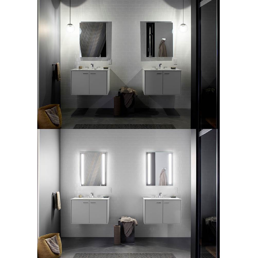 Verdera 40'' x 33'' lighted mirror