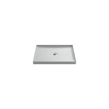Kohler - Rely 36-in x 34-in Single-Threshold Shower Base with Center Drain, Ice Grey