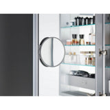 Verdera 34'' x 30'' two-door lighted medicine cabinet, left-hinged