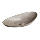 Kohler - Kensho 28'' oval vessel bathroom sink, no overflow - Grey Fousana