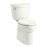 Kohler - Cimarron Two-piece elongated toilet with skirted trapway, 1.28 gpf - Dune
