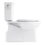 Corbelle Two-piece elongated toilet with skirted trapway, 1.28 gpf