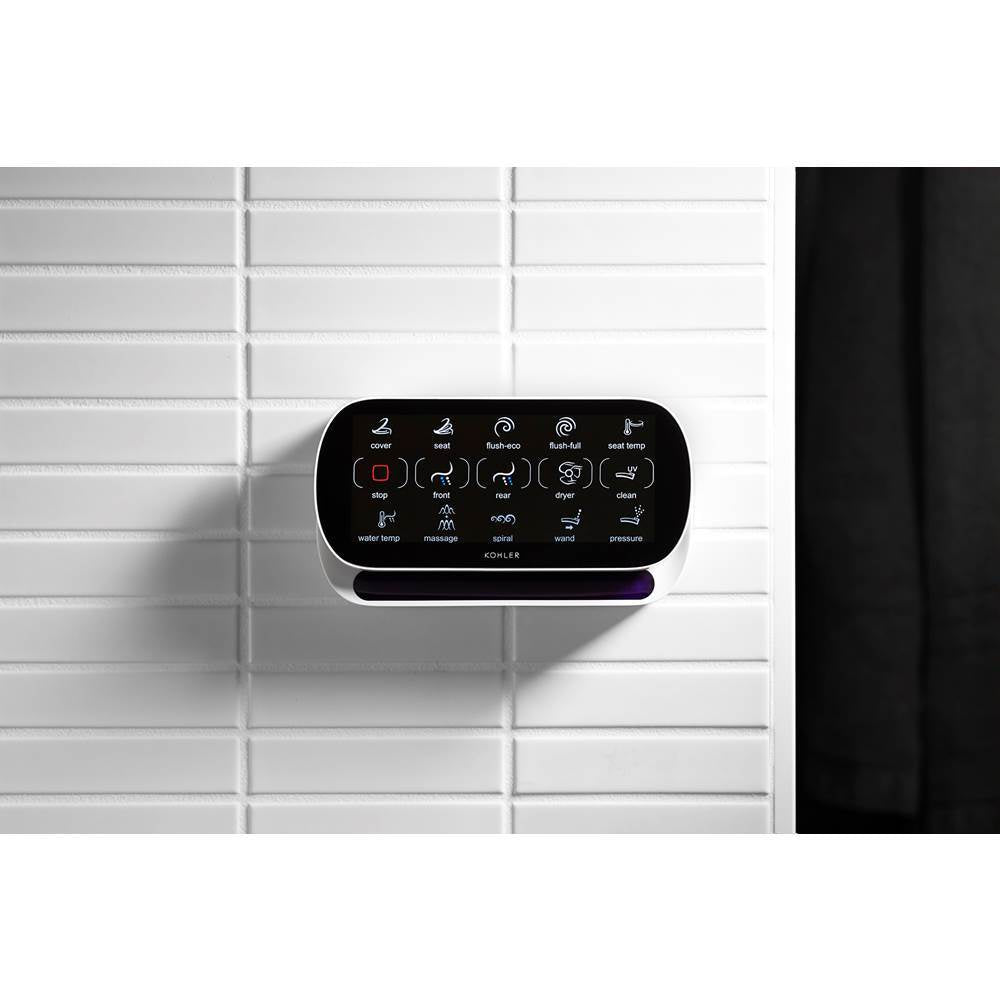 Veil One-piece compact elongated smart toilet, dual-flush